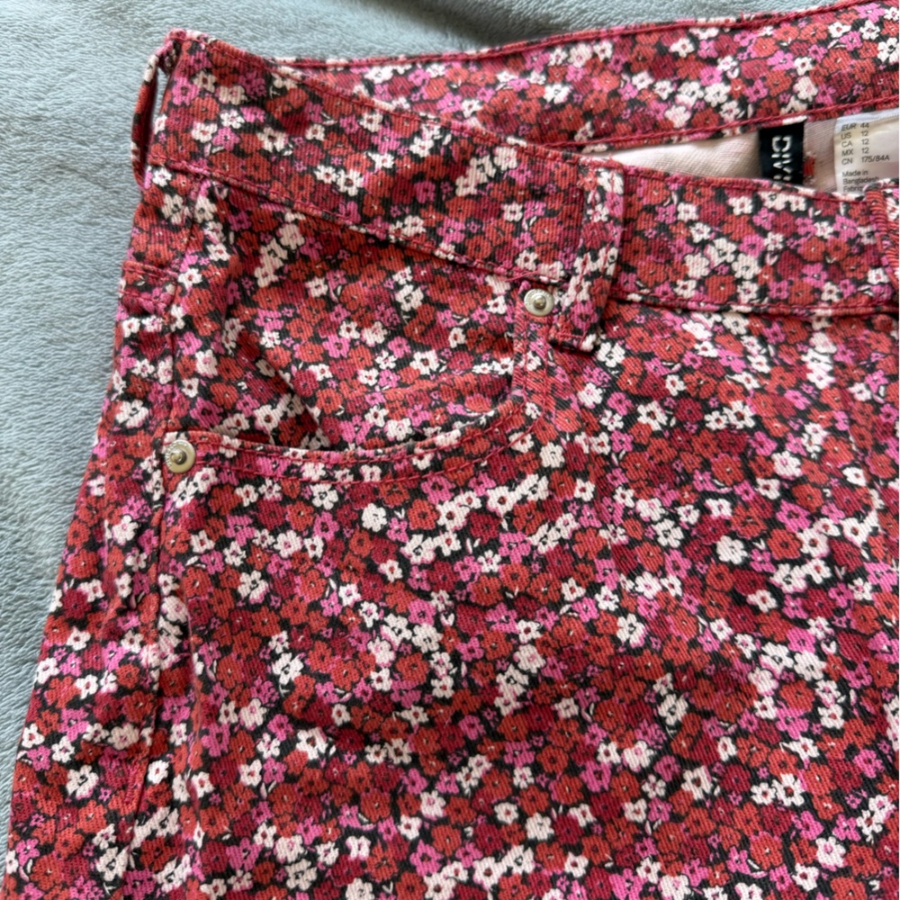 Floral Wide-Legged Patterned Pants - image 2